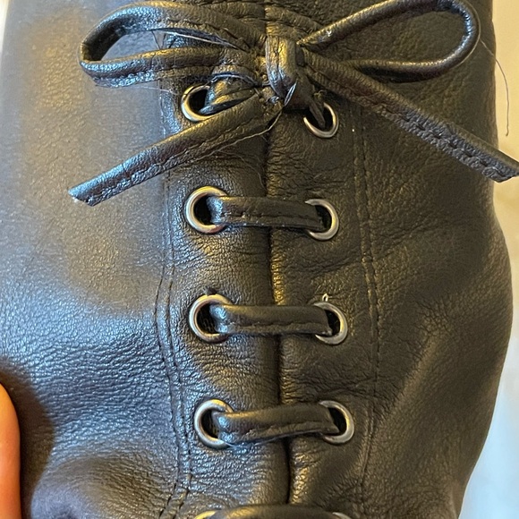 Naturalizer Black Dinka Heel Boot Size 8M with Lace & Bow Detail - SEE CALLOUTS! - Picture 7 of 10